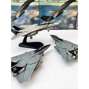 WLTK 1/100 미군 F14 톰캣 전투기 모형 가변익 장식품, F-114B VFF103, 모형비행기, 1개