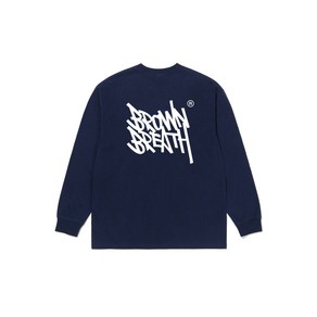 국내매장제품 BROWNBREATH KIDS 브라운브레스 키즈 롱슬리브 KIDS SINGLE T-SHIRTS - NAVY 320423