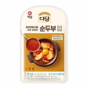 CJ 제일제당 다담 순두부찌개 양념