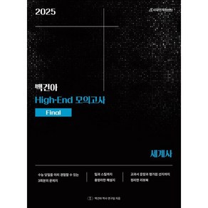 2025 백건아 High-End 모의고사 Final 세계사 (2024년), 역사영역