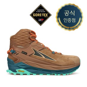 알트라 올림퍼스5 하이크 미드 GTX 남성용 브라운 방수 트레킹 등산화