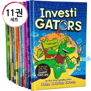 [드림창고] investigatos 11권 세트 인베스티게이터 악어수사관 영어원서 영어만화책 음원제공