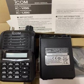 ICOM IC-V86 IP54 200 채널 7W 출력 VHF 트랜시버 라디오 워키토키, 02 IC-V86 uhf, 1개