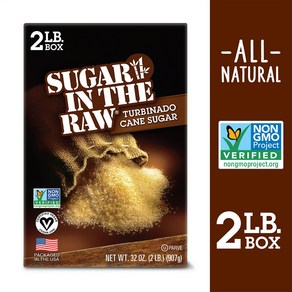 Sugar in the raw Turbinado Cane Sugar 슈가인더로우 터비나도 케니슈가 32 oz 907g