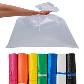[비닐어게인] 50리터 재활용 쓰레기봉투 분리수거 비닐봉투 50L, 50장, 노랑