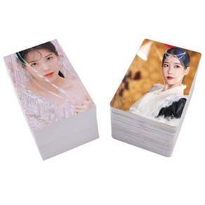 IU 이지은 개인 주변사진 미니카드 100장, 3인치 커버 카드책 (별정제 가능), .