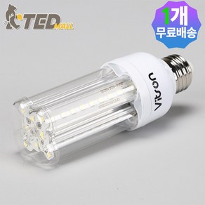 비츠온 LED 투명 EL 램프 E26 10W, 주광색, 1개