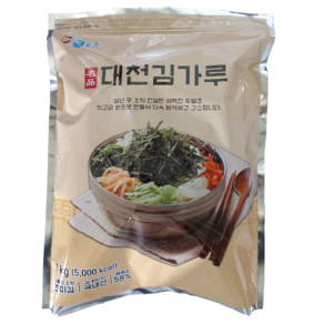 청푸른 대천김 조미 김가루1kg 대용량김가루 주먹밥용 고명용김가루, 1kg, 2개