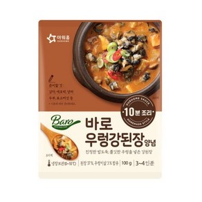 아워홈 바로 우렁 강된장 찌개양념, 12개, 100g