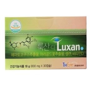 디아이 룩산 500mg X 30캡슐 루테인 눈건강, 1개, 30정