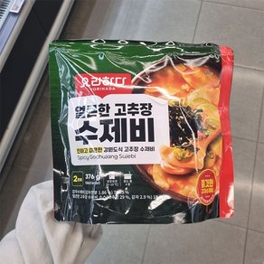 요리하다 얼큰한 고추장수제비 376g, 1개