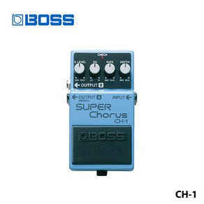 BOSS CH-1 슈퍼 코러스 기타 페달 CH 1, 1개