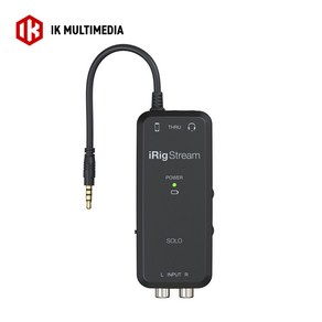 [IK Multimedia] iRig Steam Solo 아이릭 스트림 솔로 모바일 스트리밍 인터페이스, 단품