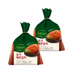 비비고 포기배추김치 더 풍부한 맛 3.3kg x2개, 2개