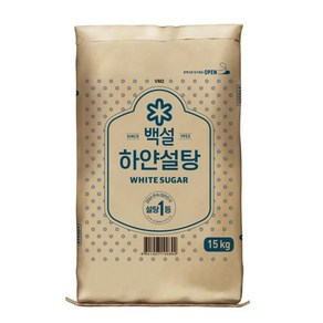 백설 백설탕 하얀설탕 대용량 업소용 15KG, 1개