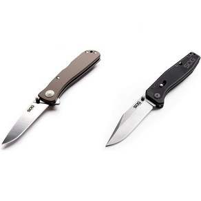 필렛나이프 사시미 오로시 생선 SOG Twitch II Dop Point 2.65in Eveyday Cay Potable Compact WellRounded Campi, Twitch II - Aluminum Handle, Knife + KNIFE/FLA1001-CP, 1개