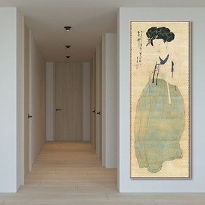 [인메이블] 동양화 21종 민화 수묵화 산수화 거실 인테리어 그림 캔버스 액자, 21. 미인도, 캔버스액자
