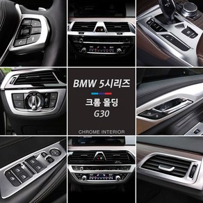 [차그램] BMW 호환 5시리즈 G30 카본 인테리어 몰딩 모음, 04-핸들버튼프레임, 5시리즈G30전용