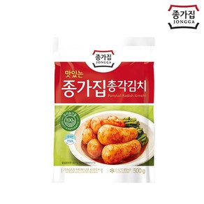 (매장정품) 종가 [보리보리베스트식품]종가집 총각김치 400g 파우치 x5개 74583, 5개