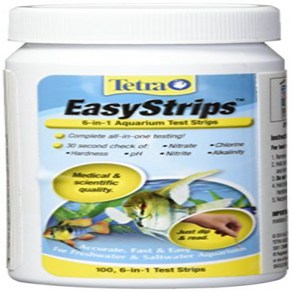 Teta EasyStips 6-in-1 Aquaium Test Stips 100-Count Teta EasyStips 6-in-1 수족관 테스트 스트립 100개, 100-Stip, 1개