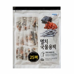 멸치 국물용팩 15g x 25팩, 375g, 1개