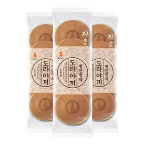 [오티삼립]명인명작 단팥도라야끼 5입 (300g) 3봉, 300g, 3개