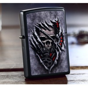 Black Skull Skeleton Zippo lighte 해골 익스트림 에디션 지포 라이터 ZAD-380