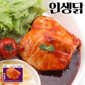 소스담은 통 닭가슴살 불닭볶음맛 130g 10팩, 10개