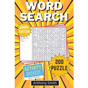 Wod Seach Puzzle (Jumbo Edition): 200 Fun and Challenging Wod Seach Fo Adults: 200 Wod Seach ... Papeback, Anthony Smith, English, 9789205964225