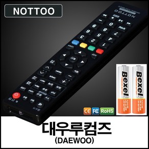 대우루컴즈(DAEWOO LUCOMS) TV 리모컨+알카라인건전지, 리모컨, 1개