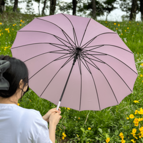 파인뮤제오 태풍도 견디는 튼튼한 장우산 자동 대형 예쁜 우산