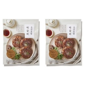 조선 호텔 육즙 가득한 떡갈비 345g 냉동 식품, 2개