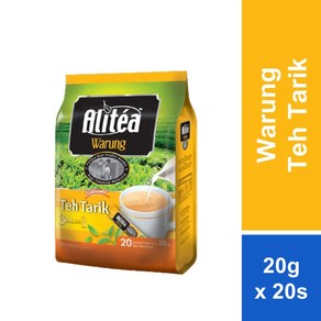 말레이시아 알리티 와룽 테타릭 밀크티 Alitea Waung Teh Taik 400g, 1개, 20개입