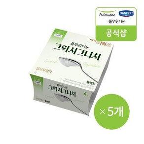 풀무원다논 그릭시그니처 컵 플레인 4입(80g) x 5개, 플레인 4입(80g x 4입) x 5개, 1개, 80g