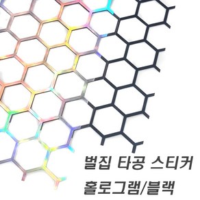 자동차 벌집 타공 라이트 필름 스티커 햇빛가리개 육각 유리타공 데루등 리어램프 후미등 튜닝, 벌집타공(블랙), 1개