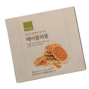 ORGA 메이플와플 80g (20gx4EA), 20g, 1개