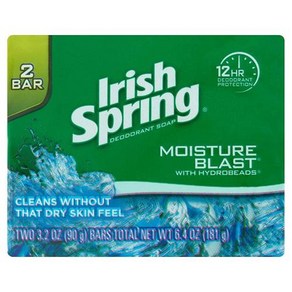 아이리쉬스프링 Irish Spring Moisture Blast 2 바 90.7g3.2온스