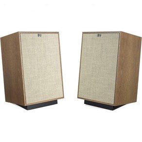 Klipsch Heitage Seies 이단 IV 바닥에 서 있는 스피커 쌍이 스트레스를 받은 오크에서, Distessed Oak, Distessed Oak