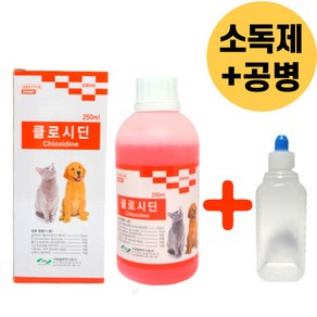 강아지 고양이 상처 소독 소독약 250ml, 단품, 1개