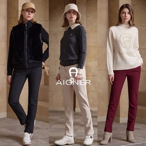 아이그너 AIGNER 23FW 로고 시그니처 기모 팬츠 여성