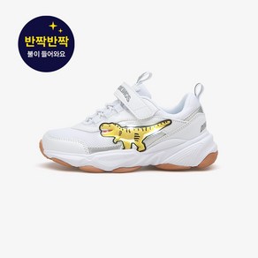 [에스키즈] 다이노킹즈 디노 하이업 SS (화이트) LED 공룡슈즈 DKLAKMPB02