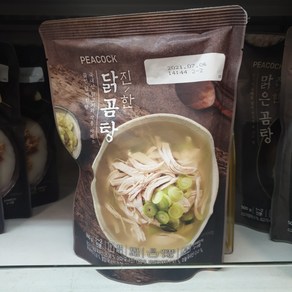 피코크 국내산 닭고기로 끓인 진한 닭곰탕 500g 냉장, 4개, 500.1g