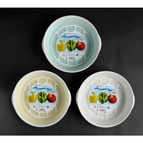 일본 나카야 채반세트 과일 세척 보관 물빠짐채반 믹싱볼 세트, 1개, 파스텔(램덤발송)