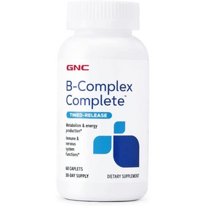 GNC 비타민B 콤플렉스 60캡슐 X 1통 비타민C 500mg 비타민A 3000mcg 멀티비타민