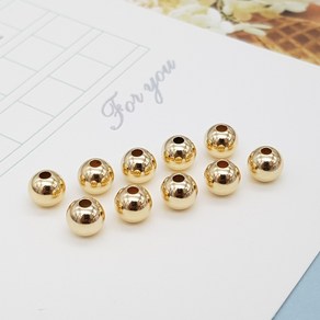 14K 금볼 3mm 비즈 팔찌 반지 DIY 부자재 재료