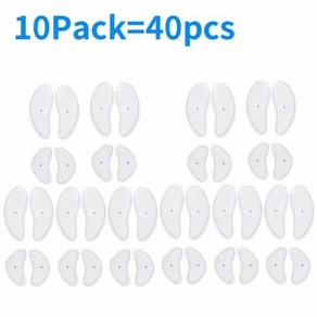 자기 접착 얼굴 마사지기 EMS 근육 자극기 물리 치료 액세서리 패치 스티커 10 개의 전극 패드, 01 10 Pack (40pcs)
