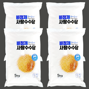 비정제설탕 원당 사탕수수당 20kg(5kgX4) 갈색설탕 케인슈가 슈가팩토리 천고인, 4개, 5kg