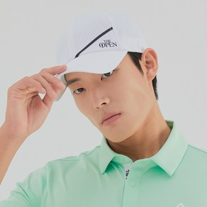 [레노마골프]THE OPEN 남성 펀칭 캡모자 RMACL1891-101, O.WHITE, 058, O.WHITE, 1개