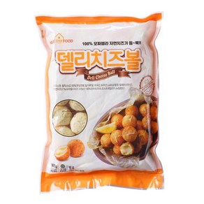 하우스원푸드 [하우스원푸드] 델리 치즈볼 냉동 생지 (900g x 2봉), 900g, 2개