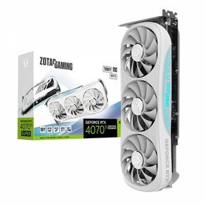 ZOTAC ZOTAC 지포스 RTX 4070 Ti SUPER Tinity OC D6X 16GB White